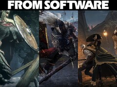 Collage med FromSoftware-spel och företagslogotyp (Bildkälla: FromSoftware, Steam med ändringar)