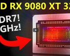 RX 9080 XT ES spekulationer (bildkälla: @MooresLawIsDead YouTube)