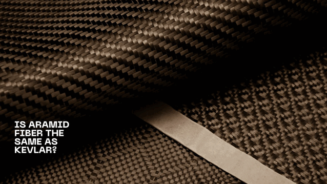 Aramid och Kevlar är inte samma sak, även om de har liknande egenskaper. Trots de visuella likheterna har aramid mycket olika egenskaper jämfört med kolfiber