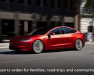 Model 3-uppdateringen listades en gång med frontkamera på den officiella webbplatsen. (Bildkälla: Tesla)