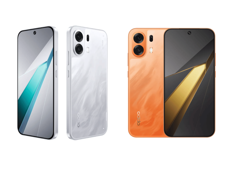 Färgalternativ för Oppo K14 Plus 5G.