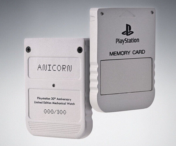 Anicorn Memory Capsule har en design som är identisk med PS1:s minneskort. (Bildkälla: Anicorn)