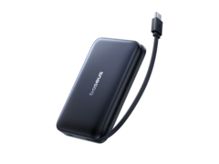 Baseus PicoGo AM61 Magnetic powerbank (bilden) med en utdragbar USB-C-kabel. (Bildkälla: Baseus)