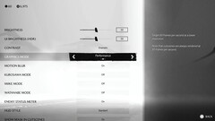 60 FPS-läge är tillgängligt men det är bättre att aktivera raytracing (bildkälla: Notebookcheck)