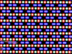 Subpixel-arrangemang