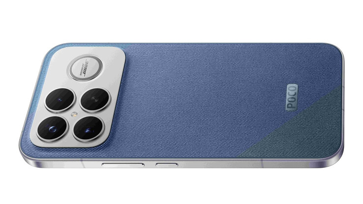 Poco F8 Ultra i sin Blue Denim-finish. (Bildkälla: via Sudhanshu Ambhore)