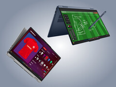 Lenovos senaste IdeaPad 5a 2-in-1 finns i färgerna Cosmic Blue och Luna Grey.