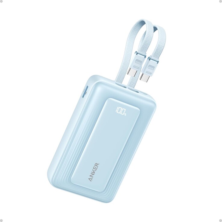 Anker Zolo Power Bank (20K, 45W, inbyggda dubbla USB-C-kablar). (Bildkälla: Anker)
