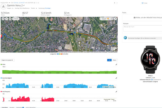 GNSS-test: Garmin Venu 2