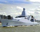 En bild på HNLMS Groningen, en OPV av Holland-klass