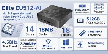 Minix Elite EU512-AI jämfört med