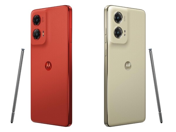 Moto G Stylus finns tillgänglig i färgerna Scarlet Wave och Caramel Latte. (Bildkälla: Motorola)