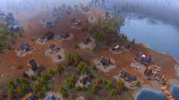 En bild som visar hus i Northgard: Definitive Edition.