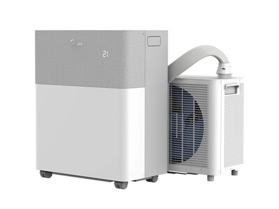 På utsidan ser PortaSplit Cool ut precis som sin syskonmodell.