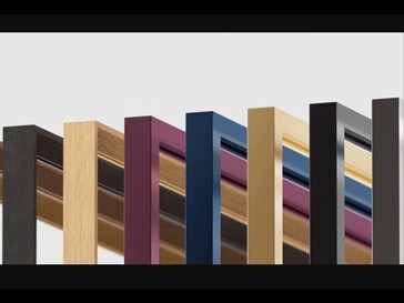 Samling av tillgängliga ramalternativ för Amazon Ember Artline TV.