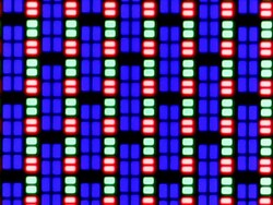 Sub-pixel matris