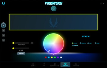 FireStorm Utility - RGB-alternativ