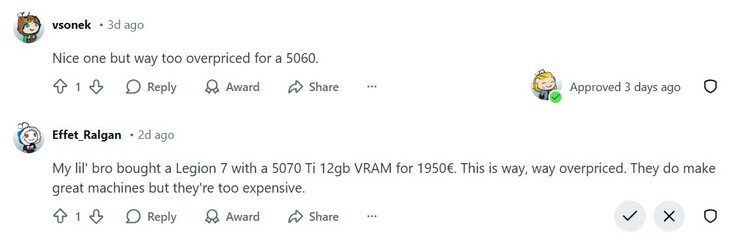 Kommentarer på vår Reddit-kanal