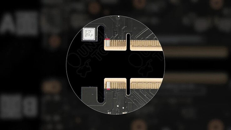 Asus integrerade 12-voltsstift i en vanlig PCIe-kontakt