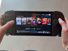 Bazzite OS verkar leverera en mycket bättre upplevelse än Windows 11. På bilden: spelhanddatorn som kör det tidigare operativsystemet. (Bildkälla: Cyber Dopamine)