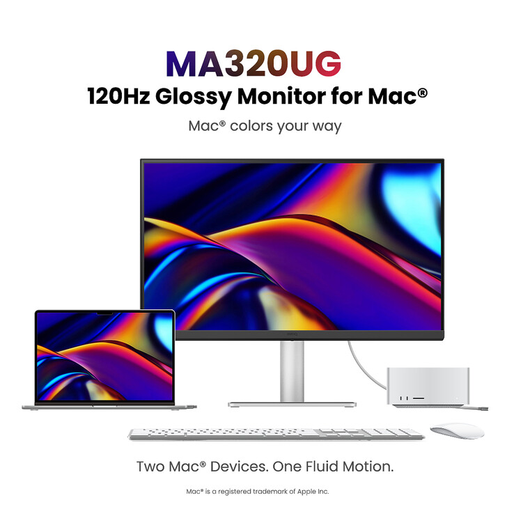 BenQ MA320UG-bildskärmen har två Thunderbolt 4-portar 