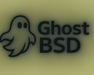 FreeBSD-baserad GhostBSD Linux inofficiell logotyp (Bildkälla: Skapad med hjälp av OpenAI)