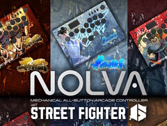 Hori Street Fighter 6 Novla-kontrollen ersätter joysticken med knappar. (Bildkälla: Hori)