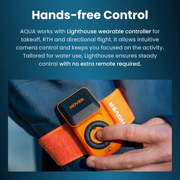 Styrenheten gör det möjligt att arbeta handsfree.