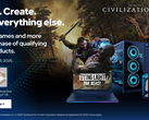 Intels Intels vårpaket för spelare och kreatörer (bilden), inklusive Civilization 7 och Dying Light: The Beast