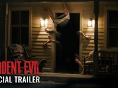 En reklambild för den officiella trailern till filmen Resident Evil