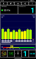 GPS-mottagning utomhus