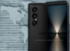 Nyligen läckta Xperia 1 VII-renderingar visar att Sony har hållit fast vid den välbekanta designen i serien. (Bildkälla: OnLeaks/XpertPick/Unsplash - redigerad)