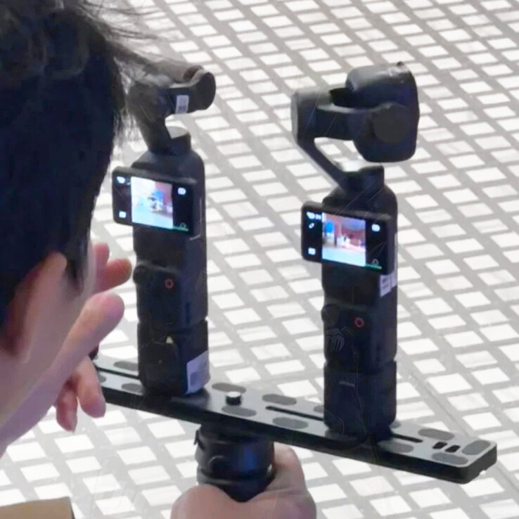 Samma två outgivna Osmo Pocket-kameror testas för allmänheten. (Bildkälla: via Igor Bogdanov)