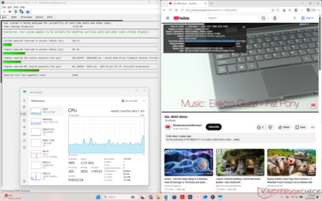 LatencyMon visar inga större DPC-problem och endast ett par förlorade bildrutor under ett 4K60-videotest på en minut
