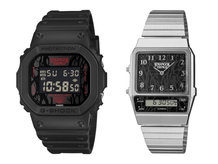 Casio G-Shock DW5600STT-1 (vänster) och Vintage AQ800EST-1A (höger). (Bildkälla: Casio)