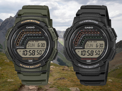 Casios oannonserade WS-1800-klocka (bilden) har två sekundräknare. (Bildkälla: David et Philly, redigerad)