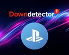 PlayStation Network-symbolen visas nedan Down Detector-logotypen