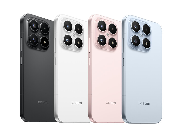 Xiaomi 17 i sina fyra lanseringsfärger. (Bildkälla: Xiaomi)