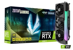 Zotac Gaming GeForce RTX 3090 Ti AMP Extreme Holo GPU. Enheten för recensionen är en gåva från Nvidia India.