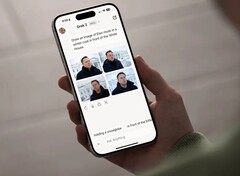 En användare som interagerar med Grok AI via en smartphone (Bildkälla: Bryan M Wolfe/Digital Trends)