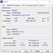 CPU-Z-huvudkort