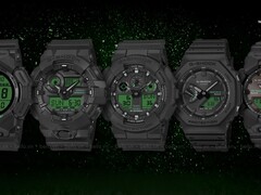 Casios G-Shock Black & Electro Green-klockor