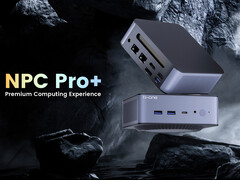 NPC Pro+ drivs av en Ryzen 7 8745HS. På bilden: en kampanjbild av mini-datorn. (Bildkälla: N-one - redigerad)