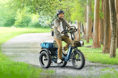 Puckipuppy Rottweiler e-trike har ett helt upphängningssystem (Bildkälla: Puckipuppy)