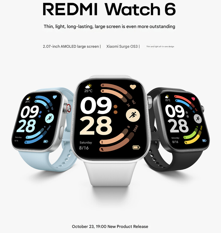Lanseringen teaser av smartwatch (Bildkälla: Xiaomi - maskinöversatt)