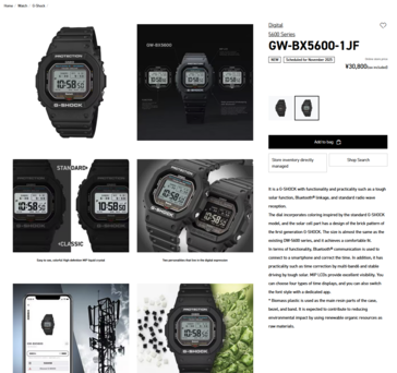 (Bildkälla: Casio Japan)