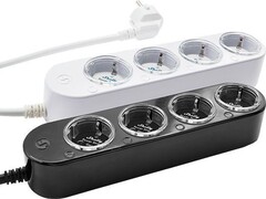 Shelly&#039;s kommande Power Strip 4 Gen4 (bilden) är Matter-certifierad. (Bildkälla: CSA)
