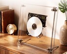 CD-spelaren Syitren RM1 visar CD-skivorna i sitt genomskinliga fack.