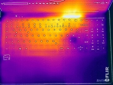 Belastningsprovning av yttemperaturen (ovansida)