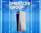 Embracer Groups logotyp ovanför PlayStation-konsolen